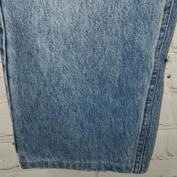 Harley Davidson Genuine Motorclothes Blue Straight Leg Jeans Mens Zip Size 36x32 - Picture 14 of 14